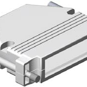 D-Sub, Accessories, Hood, Right Angle, Nickle, Metal, Zinc alloy,, 9 Contact