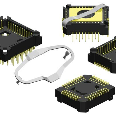 LCC Retention Clip, 32 Contact, Diagonal