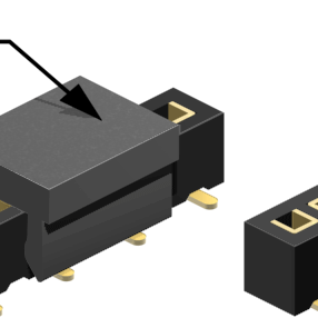 1.27mm Pitch, 1 Row, Vertical, Surface Mount, Socket, PCB, 2.1mm Socket Height, Gold, 30 Contacts