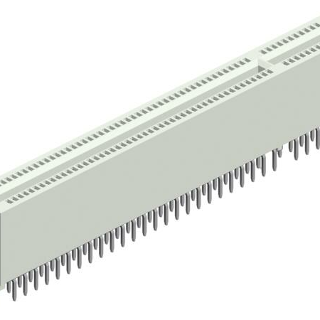1.27mm Pitch, 2 Row, Vertical, Through Hole, Card Edge, PCI, Tin/Gold, 184 Contacts
