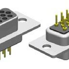 D-Sub, D-Sub High Density, Straight, Through Hole, HD44 Contacts, Female, Tin/Gold, 4-40 UNC Rivet
