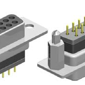 D-Sub, Raised Solder Tail, Ferrite Filter, Straight, Through Hole, 25 Contacts, Female, Tin/Gold, 4-40 UNC Jack Screw