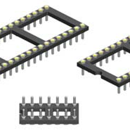2.54mm Pitch, 2 Row, Vertical, Through Hole, Socket, Low Profile Precision Turned Contact, Tin, 14 Contacts