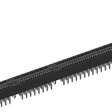 Vertical, Through Hole, Card Edge, SIMM Memory Socket, Tin/Gold, 100 Contacts