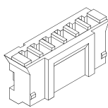 2.00mm Pitch, 1 Row, Straight, Wire Mount, Wire to Board, Crimp Connector, 5 Contacts