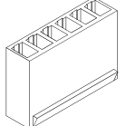 3.96mm Pitch, 1 Row, Straight, Wire Mount, Power to Board, Crimp Connector, 4 Contacts