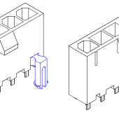 4.20mm Pitch, 1 Row, Straight, Through Hole, Power to Board, Crimp Connector, 9 Contacts