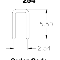 2.54mm Pitch, Shorting Link, Gold